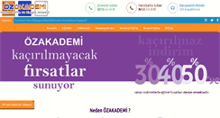 Desktop Screenshot of ozakademikurslari.com